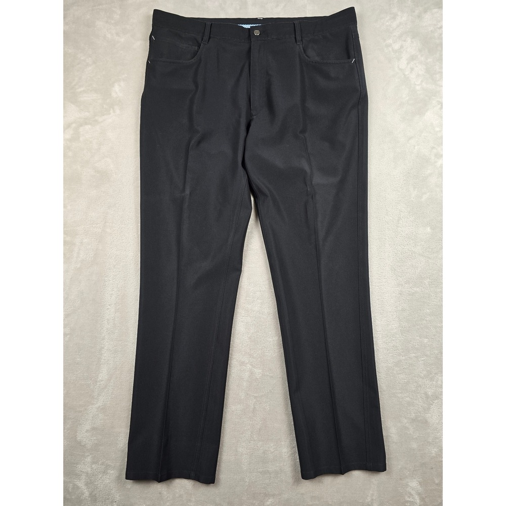 FootJoy Golf Pants Men 38x32 Black Athletic Fit Stretch Performance‎ 5-Pocket